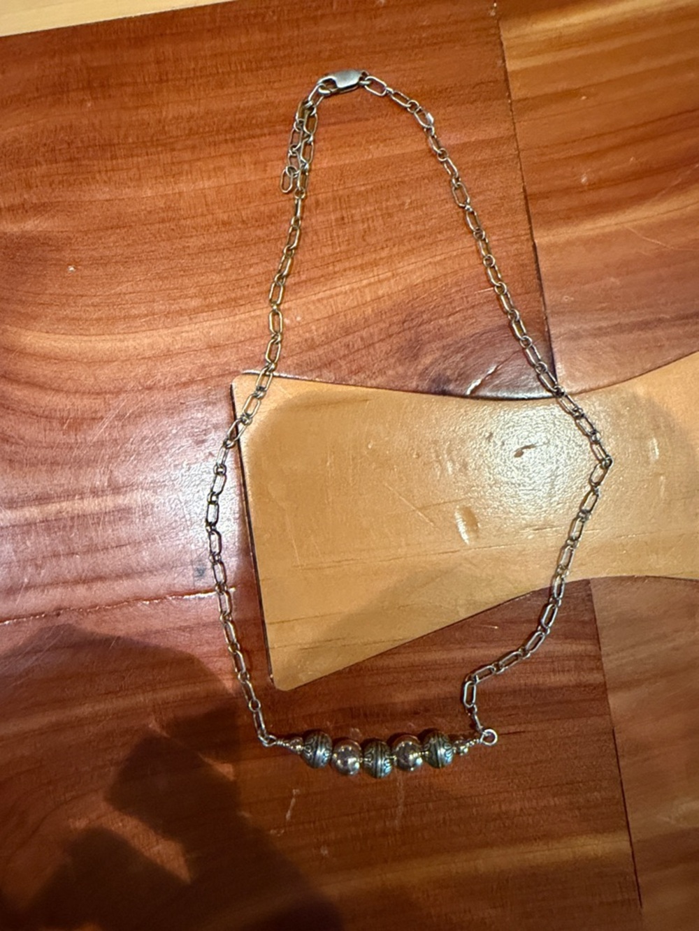 NWOT 18” Silver Bead Chain Necklace - Silver